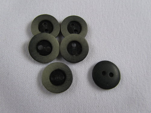 Knopf grau-schwarz 13mm K45261