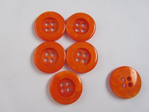 K1116-20 Knopf orange  20 mm