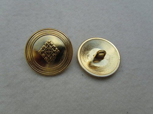 M18181 Metallknopf 20 mm gold
