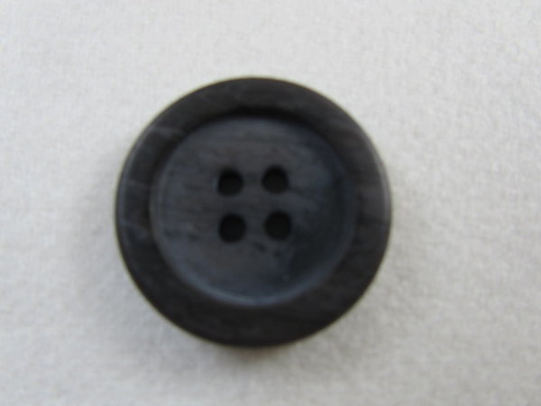 Knopf schwarz-grau 20 mm
